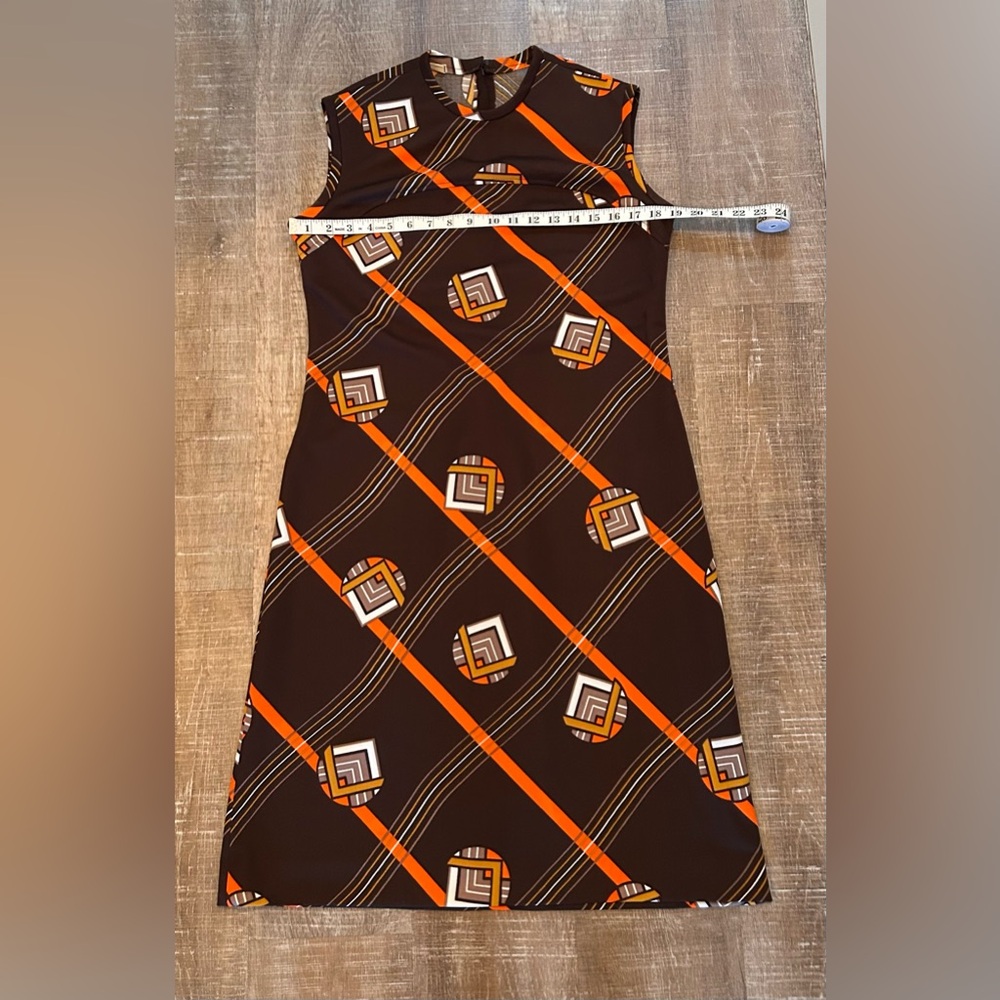 Vintage 70’s Polyester Mod Dress. Women’s Medium. Excellent condition! - Picture 4 of 7